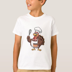 Chef Turkey Thanksgiving Cook Gobbler T-Shirt