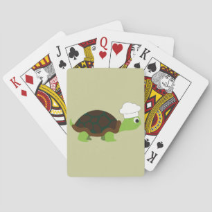 Chef Turtle Playing Cards