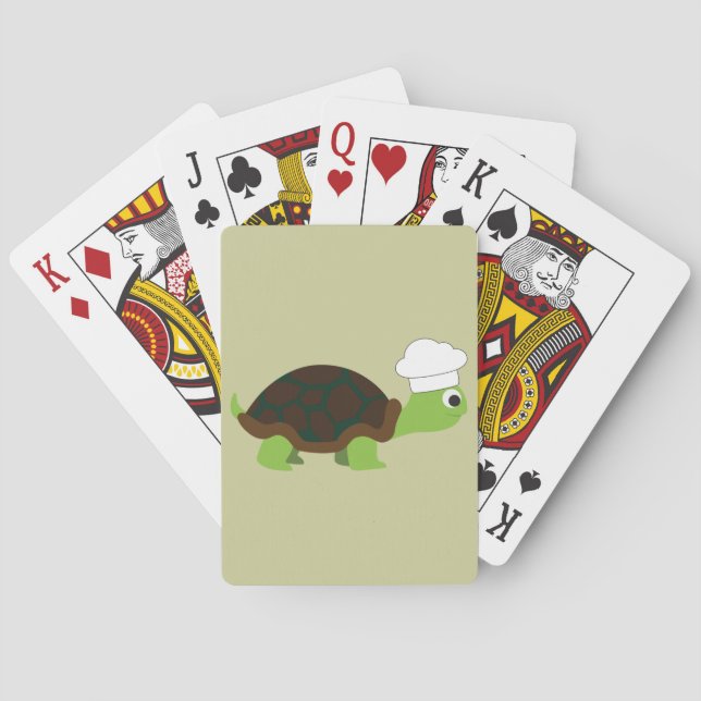 Chef Turtle Playing Cards (Back)
