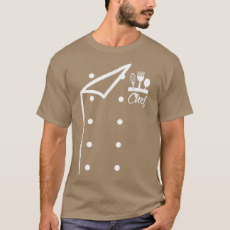 Chef Uniform Jacket Fau Cook for Cooking Funny Cos T-Shirt