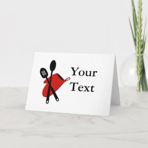 Chef Utensils Greeting Card