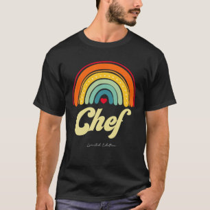 CHEF Vintage Retro Funny Job Title Birthday Cowork T-Shirt