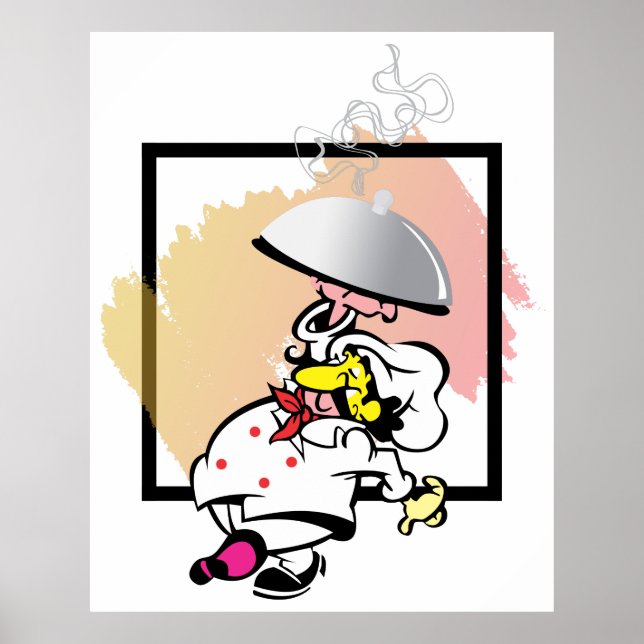 Chef  Wall art for Kitchen Cook Food Restaurant  (Front)
