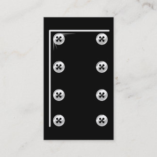 Chef  white buttons business card