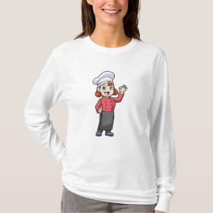 Chef with Cooking apron T-Shirt