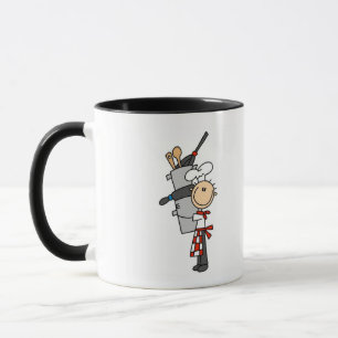Chef with Pots and Pans Tshirts and Gifts Mug