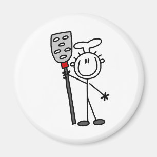 Chef with Spatula Magnet