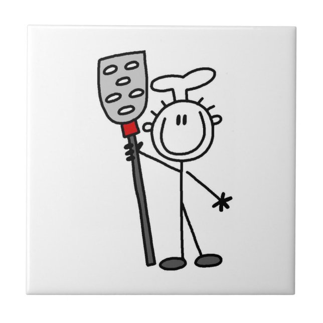 Chef With Spatula Tile (Front)