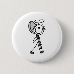 Chef with Spoon 6 Cm Round Badge