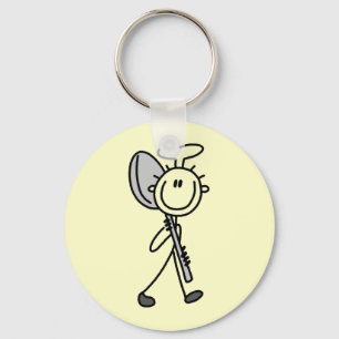 Chef With Spoon Key Ring