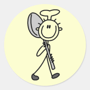 Chef with Spoon Tshirts and Gifts Classic Round Sticker