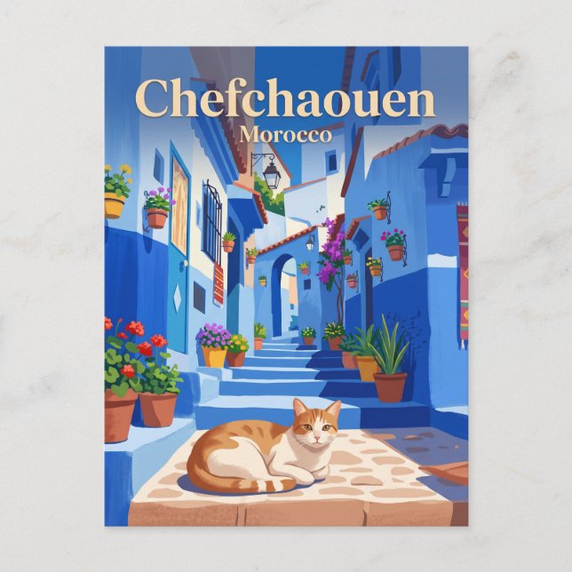 Chefchaouen, Morocco Morocco Postcard (Front)