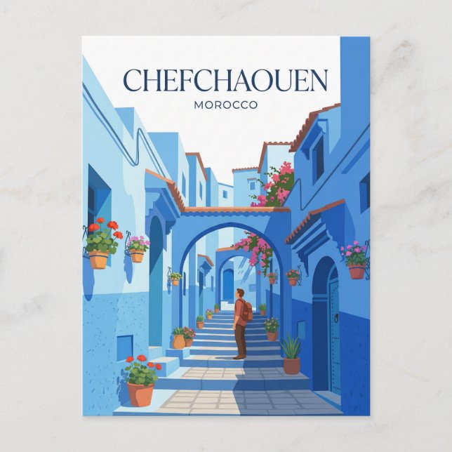 Chefchaouen Morocco Postcard (Front)