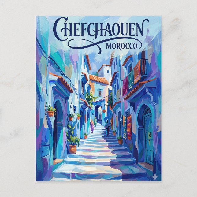 Chefchaouen Morocco Postcard (Front)