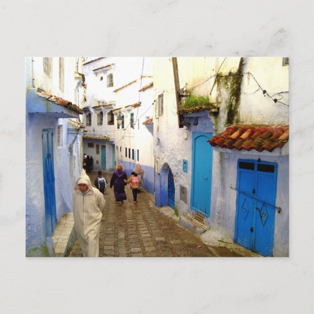 Chefchaouen, Morocco Postcard (Front)