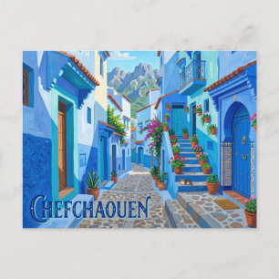 Chefchaouen Morocco Postcard