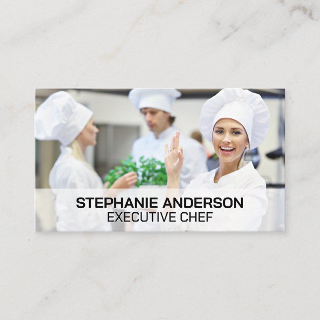 Chefs in the Kitchen Business Card (Front)