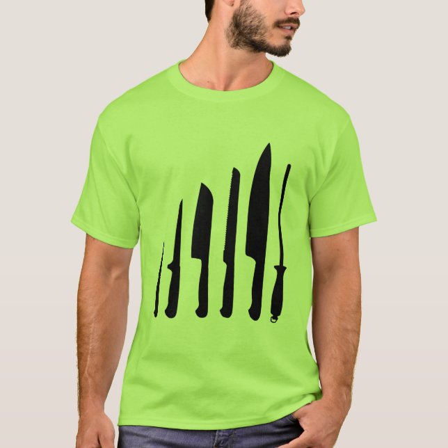 Chefs Knives T-Shirt (Front)