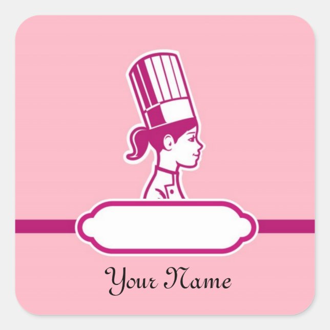 Chef's Personalised Large Labels (Front)