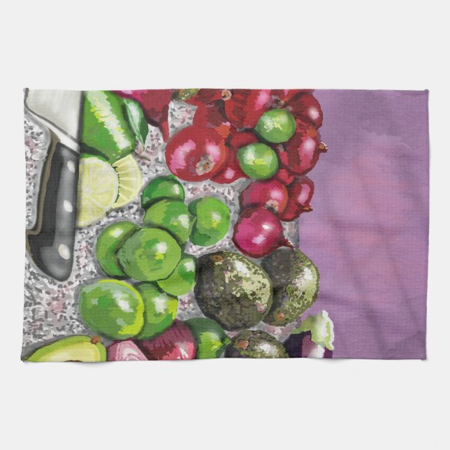 'Chef's Prep' still life  Tea Towel (Horizontal)