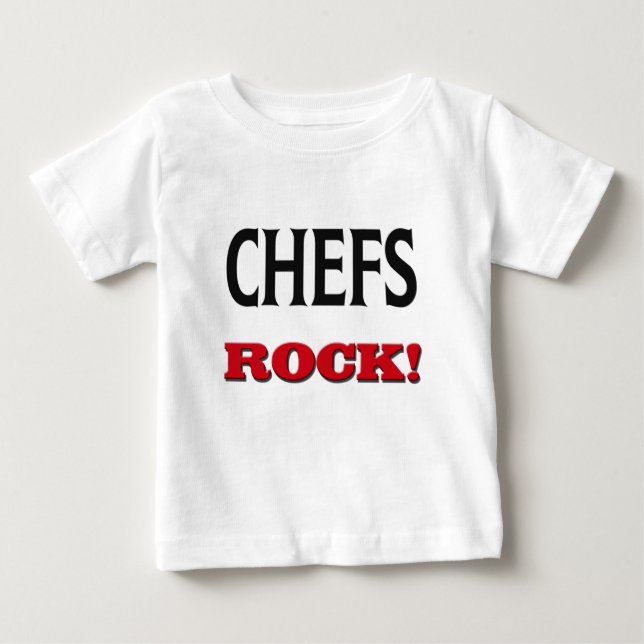 Chefs Rock Baby T-Shirt (Front)