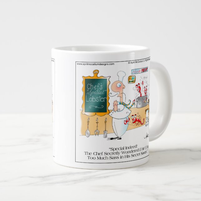 CHEF'S SPECIAL Cartoon Coffee Mug (Front Right)