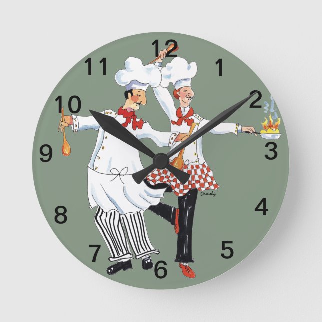 Chefs- wall clock (Front)