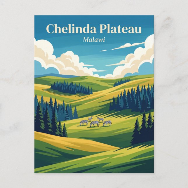 Chelinda Plateau Malawi Postcard (Front)