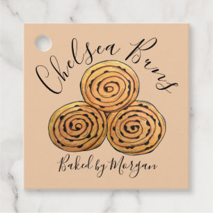 Chelsea Buns Currant Roll Bakery Baked Homemade By Favour Tags