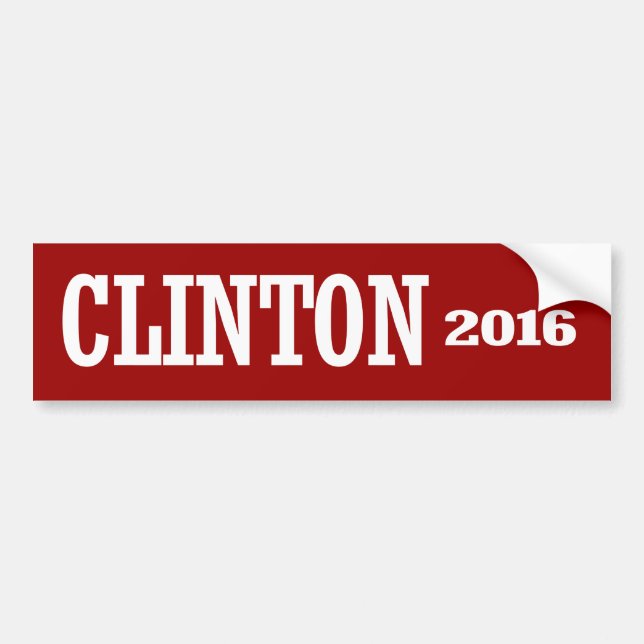 CHELSEA CLINTON 2016 BUMPER STICKER (Front)