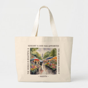 Chelsea Flower Show in the Rain Tote Bag