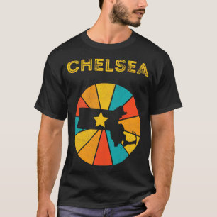 Chelsea Massachusetts Vintage Distressed Souvenir  T-Shirt