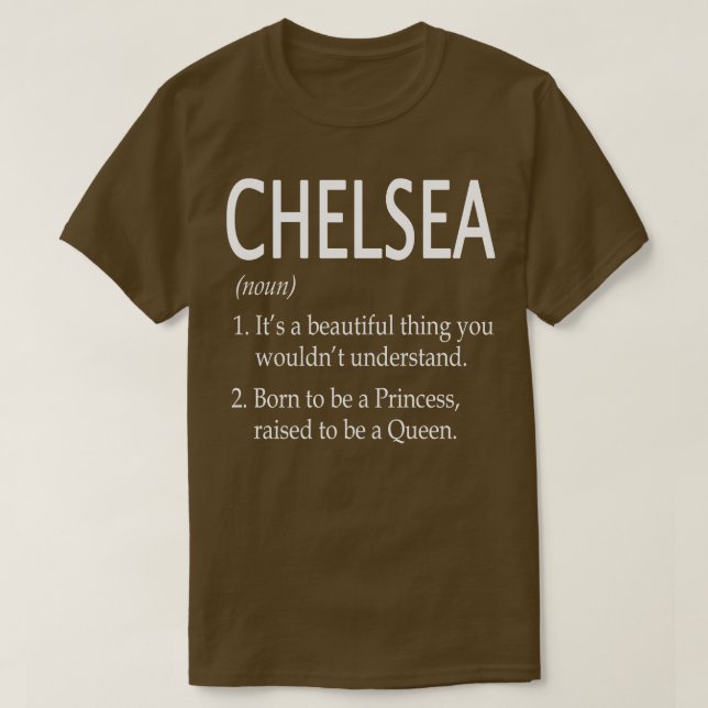 Chelsea Name Gift 24 T-Shirt (Design Front)