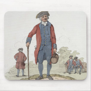 Chelsea Pensioner, from 'Costume of Great Britain' Mouse Pad