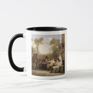Chelsea Pensioners Receiving the Gazette Announcin Mug