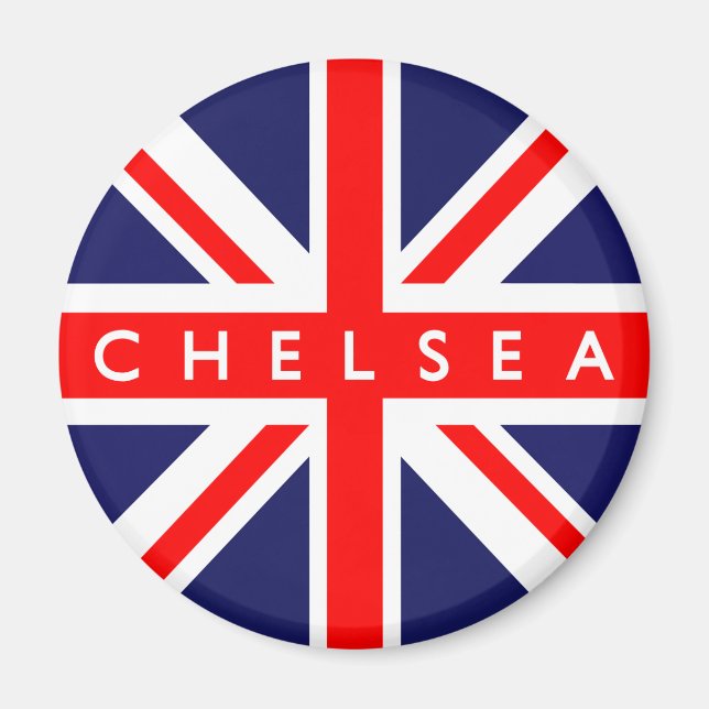 Chelsea UK Flag Magnet (Front)