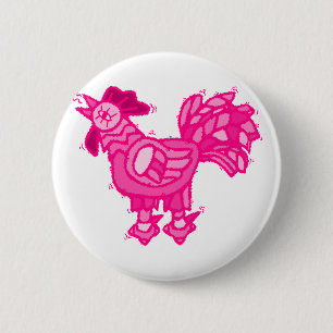 Chelsie Chicken 6 Cm Round Badge