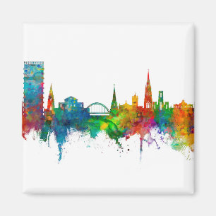 Cheltenham England Skyline Magnet
