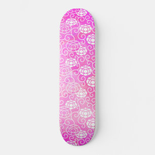 Chem 5 Pink Peonies Skateboard