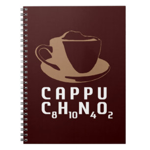Chemical Cappuccino Spiral Notebook