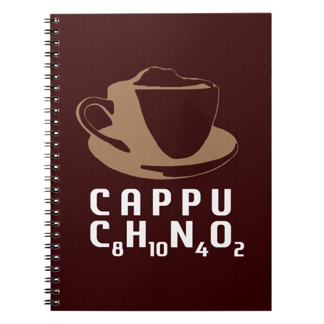 Chemical Cappuccino Spiral Notebook (Front)