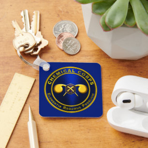 Chemical Corps Key Ring