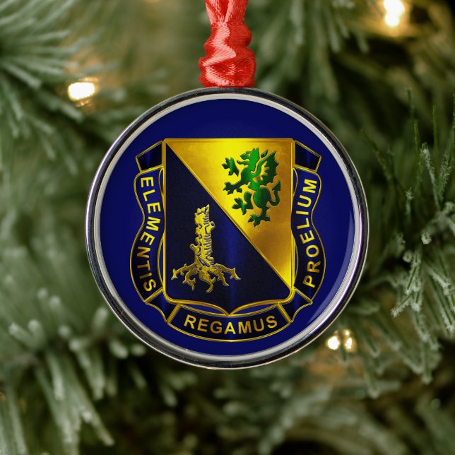 Chemical Corps  Metal Tree Decoration (Tree)