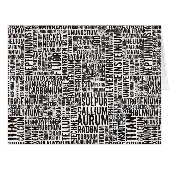 Chemical Elements (Front Horizontal)
