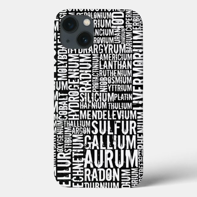 Chemical Elements Case-Mate iPhone Case (Back)