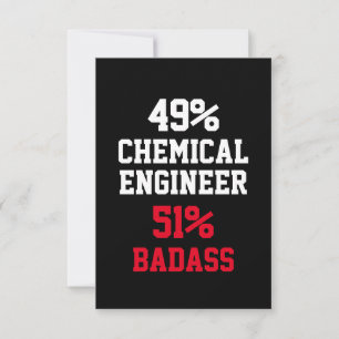Chemical Engineer Badass Card