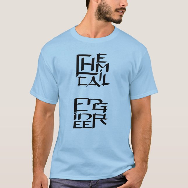 Chemical Engineer Character T-Shirt (Front)