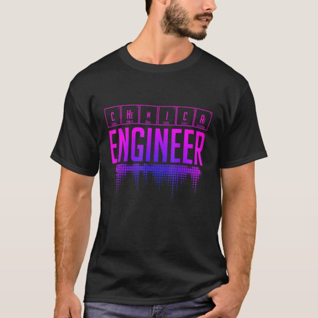 Chemical Engineer Engineering 24 T-Shirt (Front)