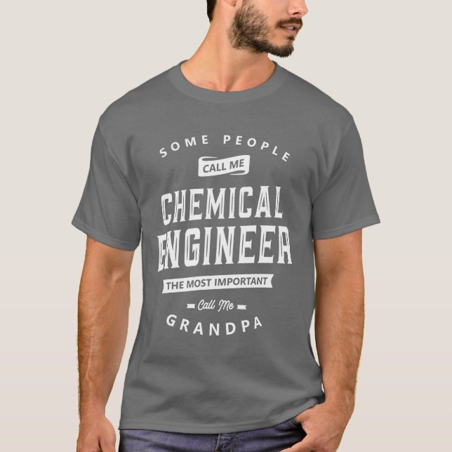 Chemical Engineer Grandpa Funny Jobitle girl T-Shirt (Front)