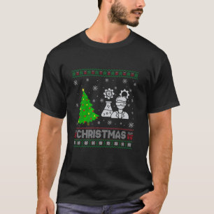 Chemical Engineer Xmas Tree Lighting Ugly Christma T-Shirt